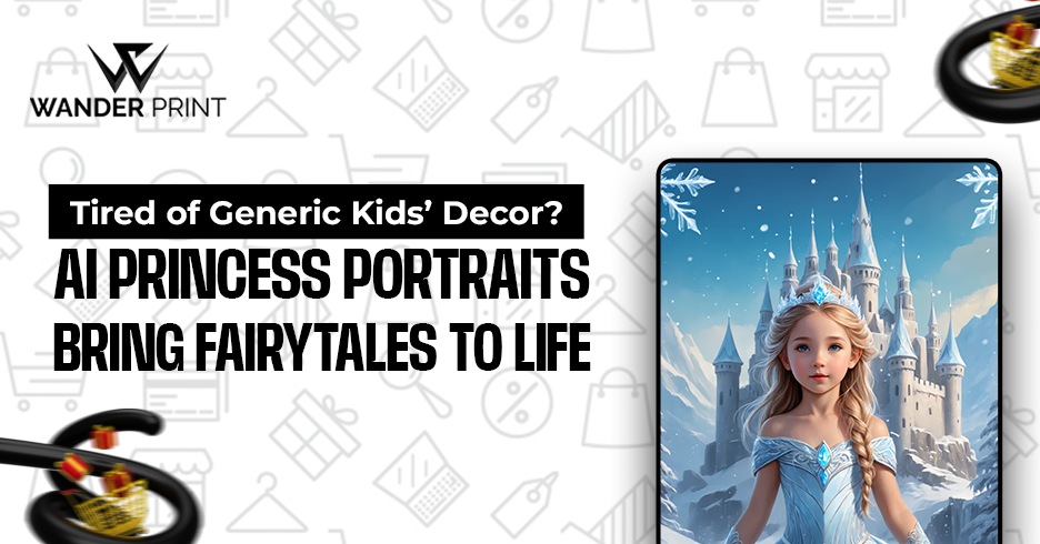 Tired of Generic Kids’ Decor? AI Princess Portraits Bring Fairytales to Life